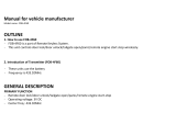 Hyundai Mobis FOB-4F60 Operating instructions