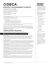 Deca Project Management Events Operating instructions