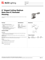 ELCO Lighting EL900RT Operating instructions