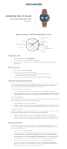 JACK MASON JM-A602-102 Operating instructions