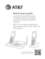 AT&T CL83107 Operating instructions