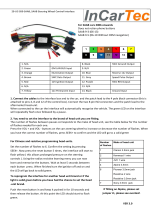 InCarTec 29-UC-050-SAAB Operating instructions