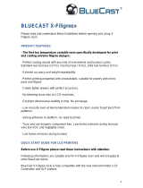 BLUECAST X-Filigree Operating instructions