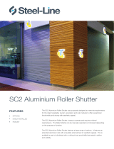 Steel-Line Steel-Line SC2 Aluminium Roller Shutter Operating instructions