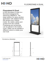 HI-NDHI-ND FS5519-5001-02 Floorstand Black Body Black Side Pillar