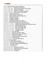 WALLAS 545659 Operating instructions