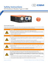 CSM Type 3.1 OBC Operating instructions