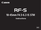 Canon RF-S Operating instructions