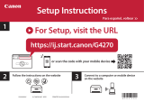 Canon G4270 Operating instructions