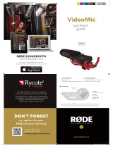 Rode VideoMic Rycote User manual