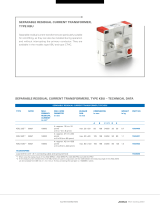 janitza KBU 23D*2 600-1 Separable Residual Current Transformer Operating instructions
