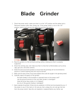 VEVOR Lawnmower Blade Grinder 1-3 HP 1700 RPM Motor Operating instructions