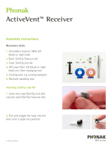 Phonak ActiveVent Receiver Operating instructions