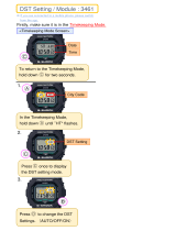 Casio 3461 Operating instructions