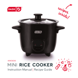 Dash Mini Rice Cooker Operating instructions