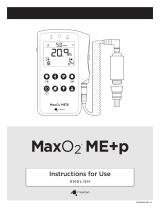 Maxtec MaxO2 ME+p Oxygen and Pressure Monitor Operating instructions