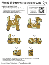 PhenodToy Phenod 6ft Deer Inflatable Folding Operating instructions