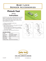 Baby Lock BLE8-PTF Operating instructions