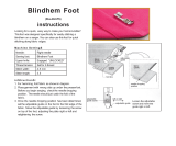 Baby Lock BLE-BLHFS Operating instructions