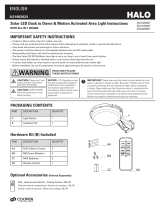 Cooper Lighting Solutions IL51862623 Operating instructions