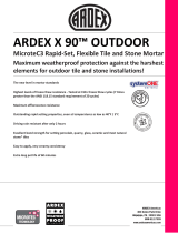 ARDEX X 90 Operating instructions