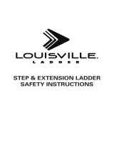 Louisville STEP and Extension Ladder Operating instructions