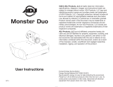 ADJ Monster Duo Operating instructions