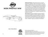 ADJ Ikon Profile WW Operating instructions