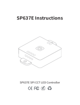 SuperLightingLED SP637E Operating instructions