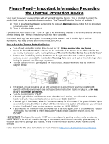 Dualit Conveyor Thermal Protection Toaster Operating instructions