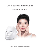 TeKKiWear Color Light Beauty Instrument USB Charging Facial Therapy Operating instructions