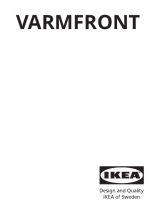 IKEA VARMFRONT Operating instructions