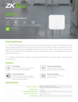 ZKTeco 10 Wi-Fi Water Leak Detector Operating instructions