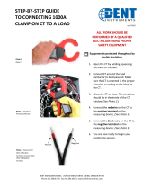 Dent 1000A Clamp on CT to A Load Operating instructions