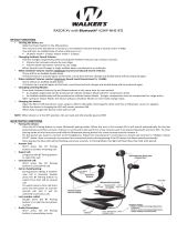 WALKER S GWP-NHE-BT Operating instructions