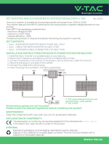 V TAC V-TAC 22001 600W Micro Inverter Set Operating instructions