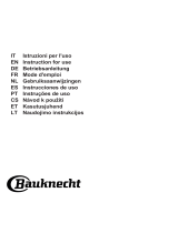 Bauknecht BVH80 Operating instructions
