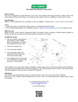 FLY AWAY 195893994861 Operating instructions