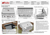 Ruby BIR-NG 4 Burner Pro-Sear 36 Operating instructions