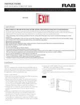 RAB EXIT-NY-E Operating instructions