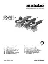 Metabo KFM 15-10 F Operating instructions