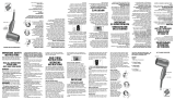 Conair 124N User manual