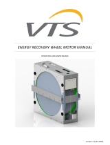 VTS Energy Recovery Wheel Motor User manual