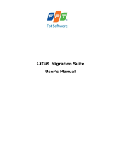 FPT Software Citus Migration Suite Owner's manual