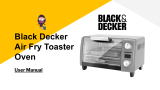 BLACK DECKER Air Fry Toaster Oven Owner's manual