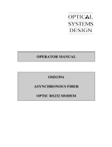 OSD RS232 Owner's manual