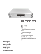 Rotel DT-6000 Owner's manual