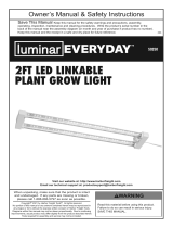 Luminar Everyday 59250 2ft LED Linkable Plant Grow Light Owner's manual