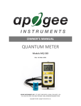 apogee INSTRUMENTS MQ-500 Owner's manual