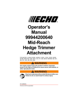 Echo 99944200640 Owner's manual
